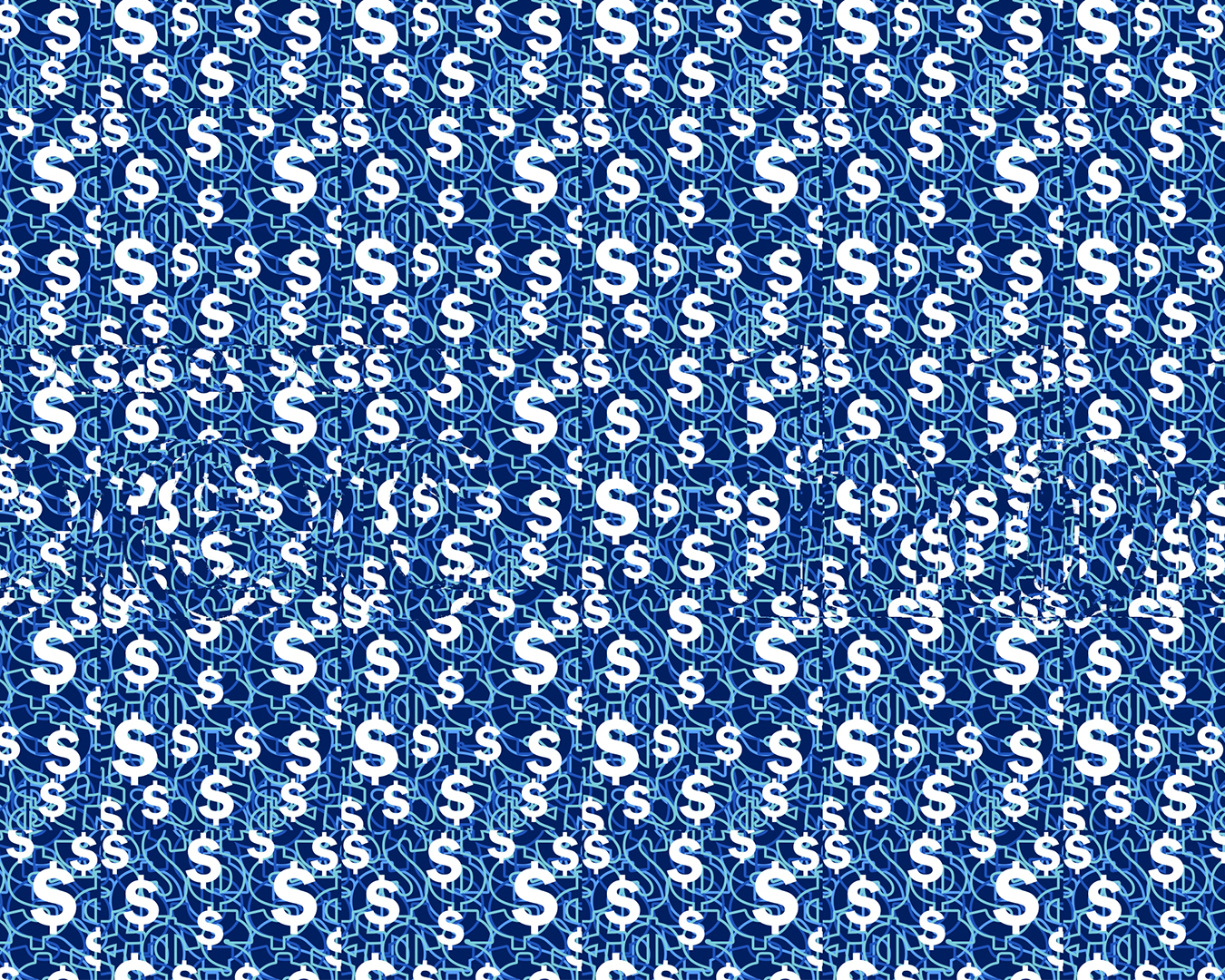 Magic eye stereogram. Relax your focus to reveal the hidden image.